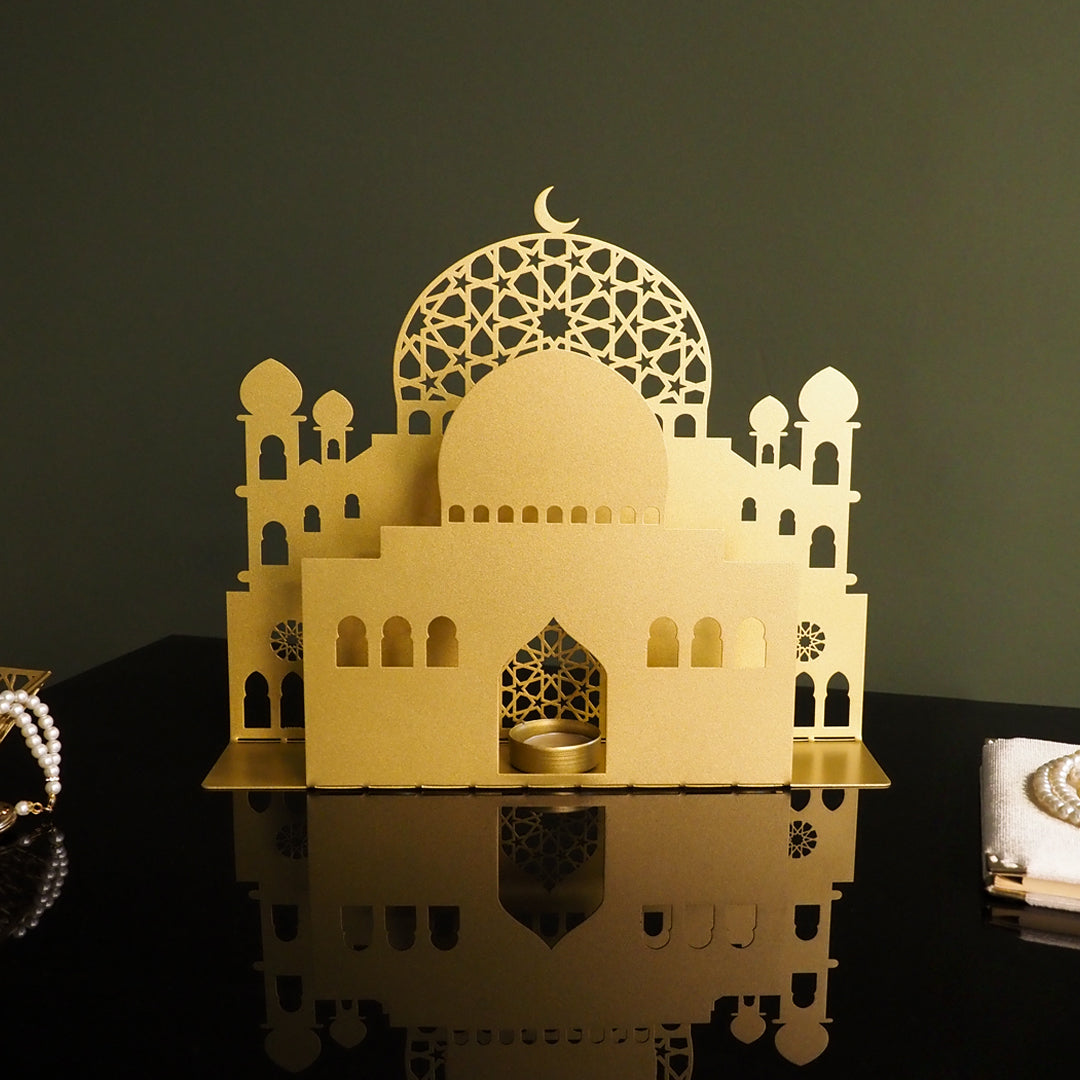 ديكور سطح المكتب المعدني بتصميم مسجد - WAMH150