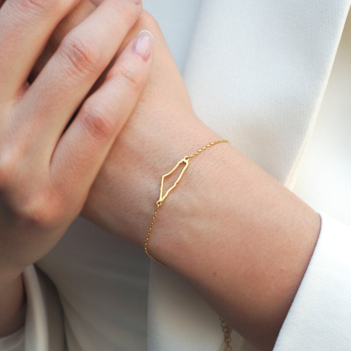 Map of Palestine Bracelet - WAMT027