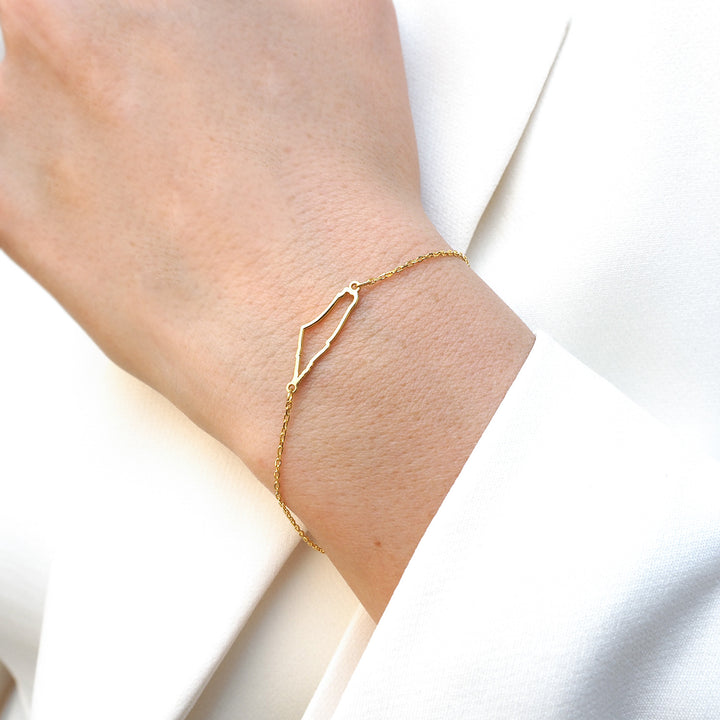 Map of Palestine Bracelet - WAMT027