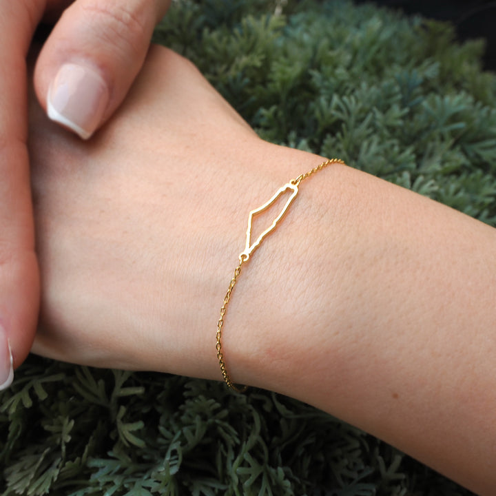 Map of Palestine Bracelet - WAMT027