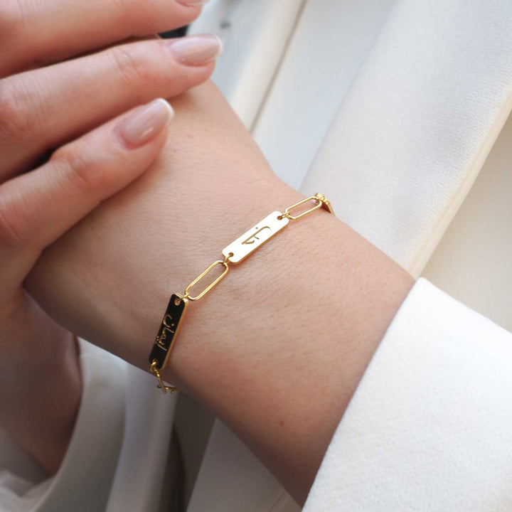 Faith, Patience, and Love Written Bracelet - WAMT026