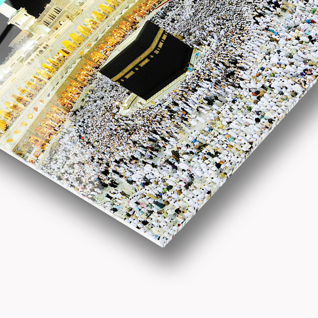 Kaaba Shareef Glass Wall Art - WTC011