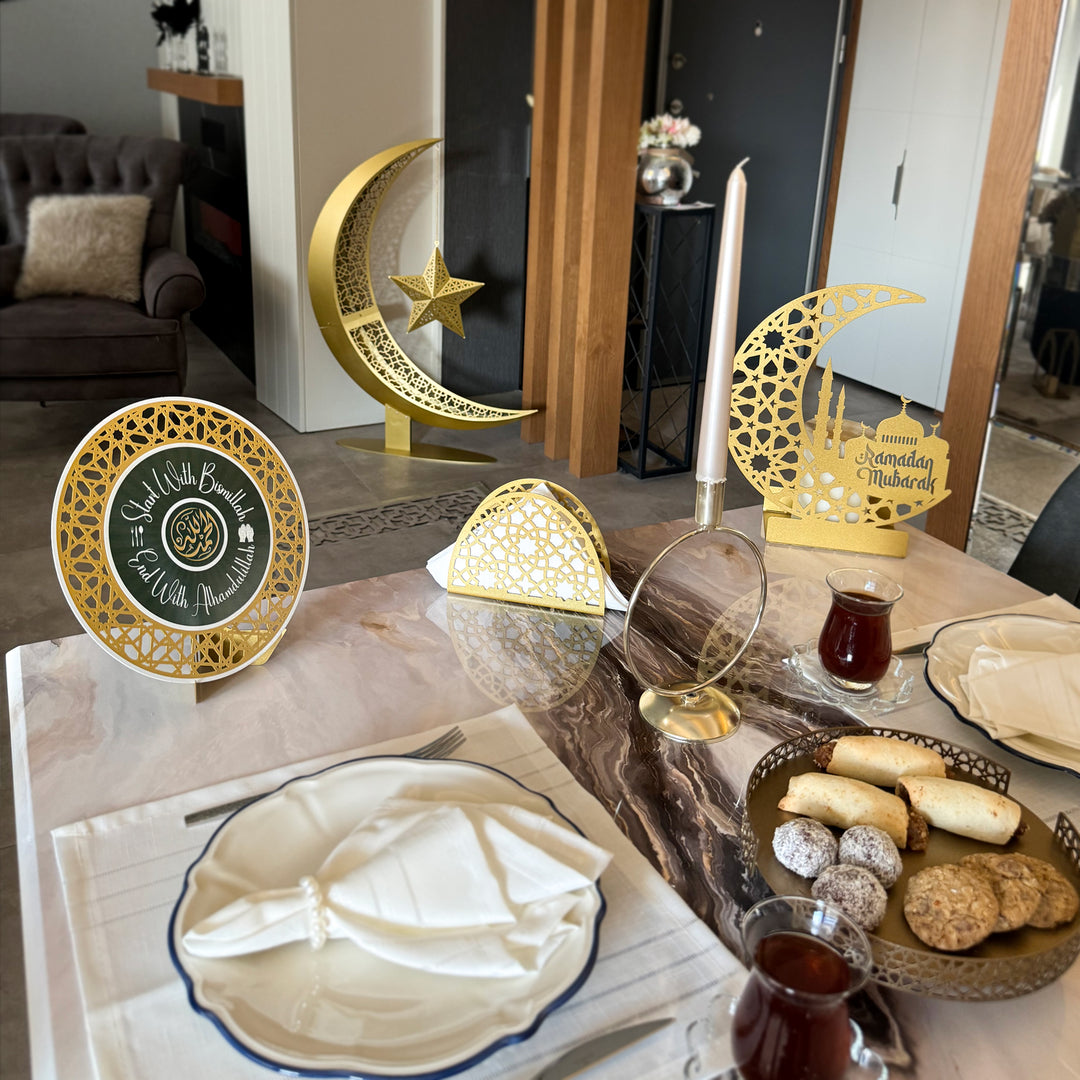 Ramadan Mubarak Metal Candle Holder - WAMH191