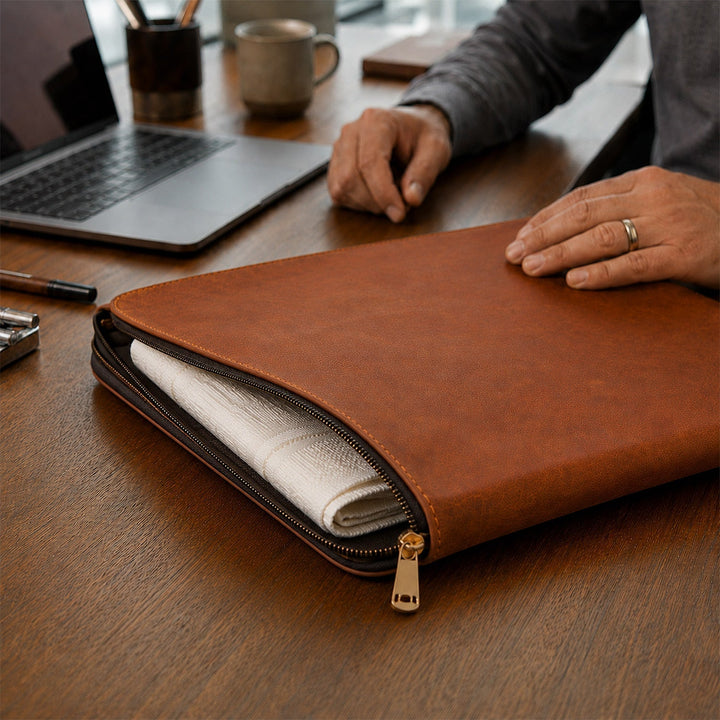 Leather Prayer Mat Bag and Cream Prayer Mat Set – WAS500