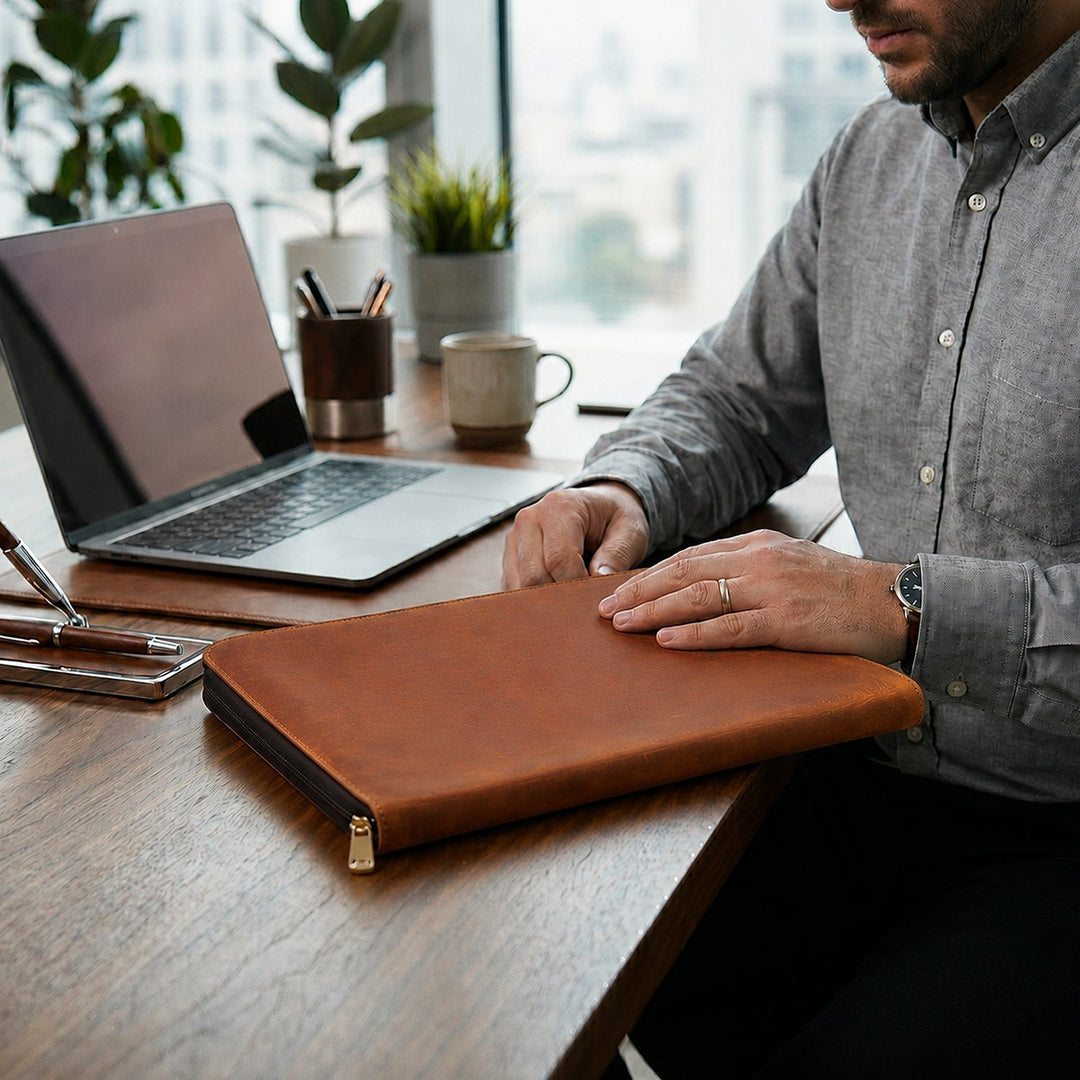 Leather Prayer Mat Bag and Cream Prayer Mat Set – WAS500