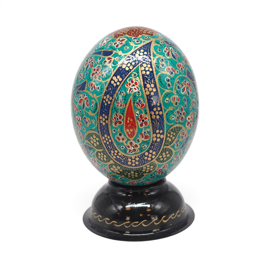 Bismillah | Persian Hand-Embellished Ostrich Egg Decor - WAAH017