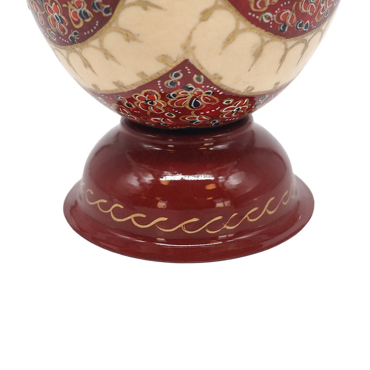 Medallion Motif | Persian Hand-Embellished Ostrich Egg Decor - WAAH018