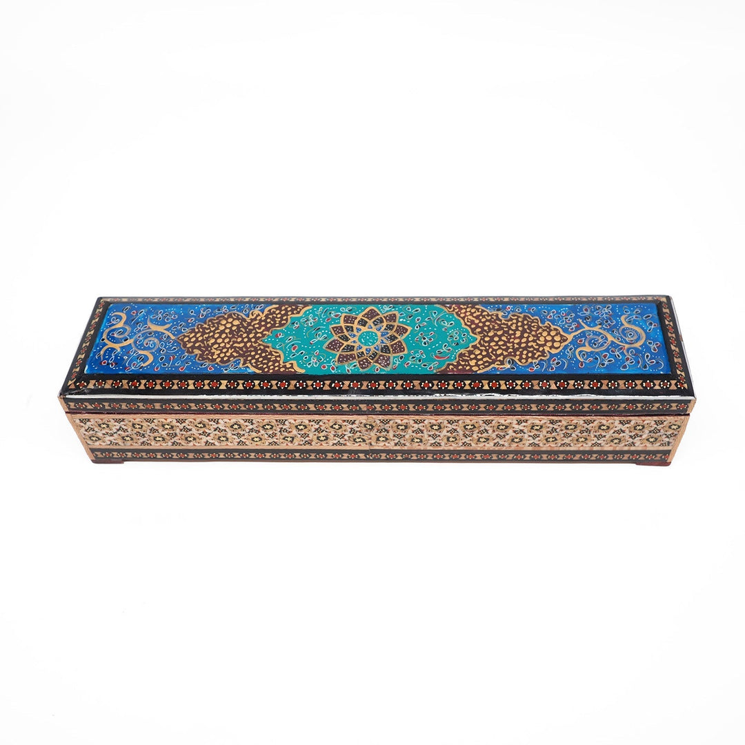 Hatem-Inlaid Wooden Box - WAAH025