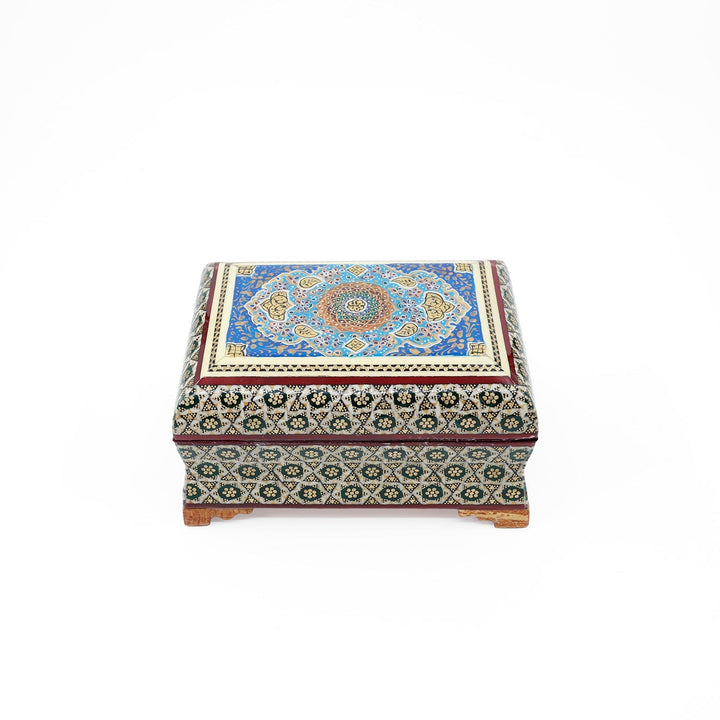 Hatem-Inlaid Wooden Box - WAAH035