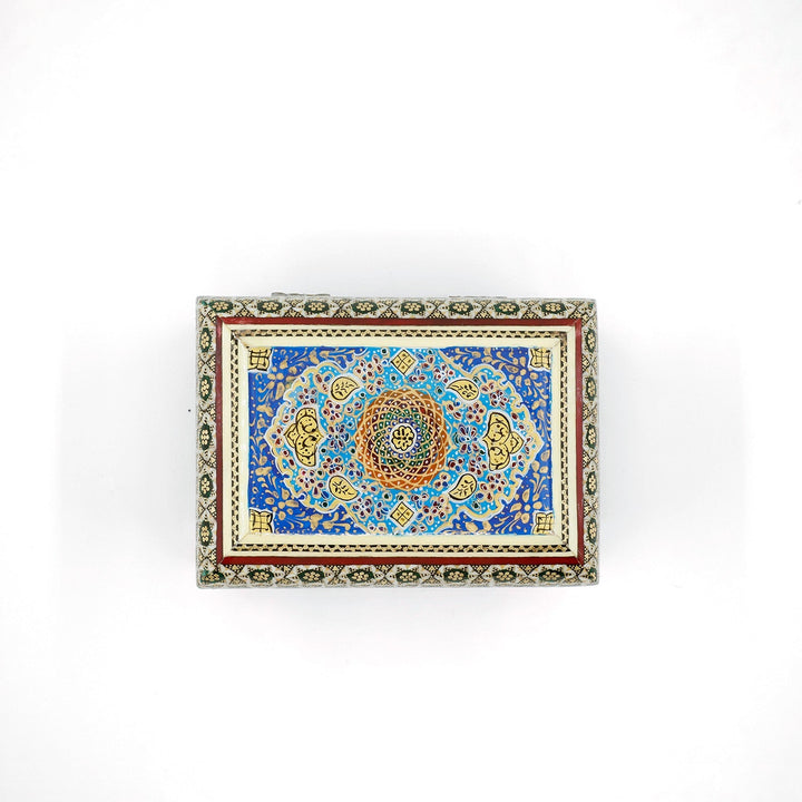 Hatem-Inlaid Wooden Box - WAAH035