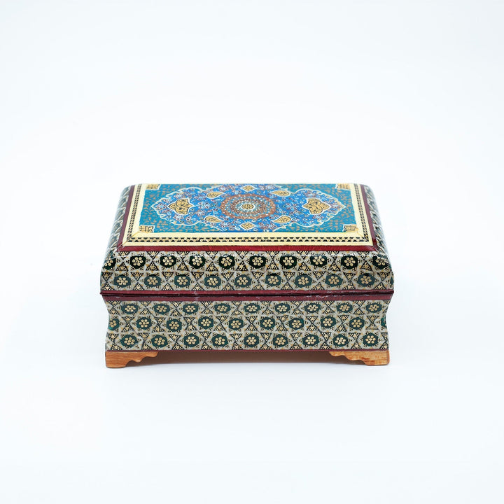 Hatem-Inlaid Wooden Box - WAAH036