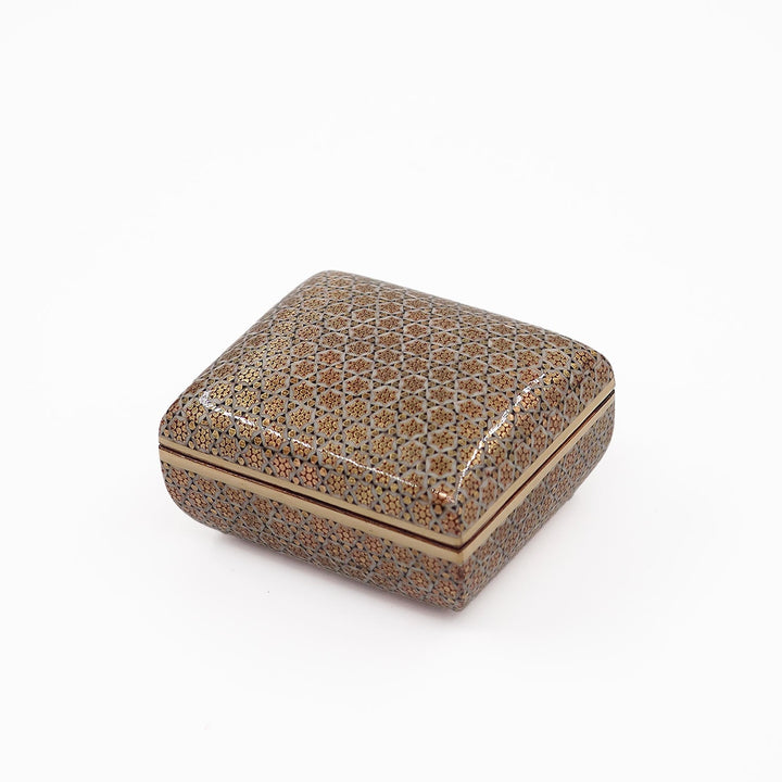 Handcrafted Hatem-Inlaid Wooden Box - WAAH124