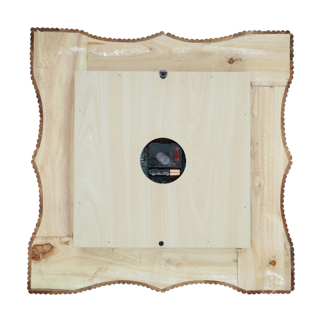Handmade Hatem-Inlaid Wooden Wall Clock – WAAH150