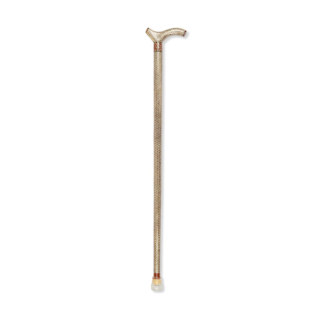Handmade Hatem-Inlaid Wooden Walking Cane – WAAH177