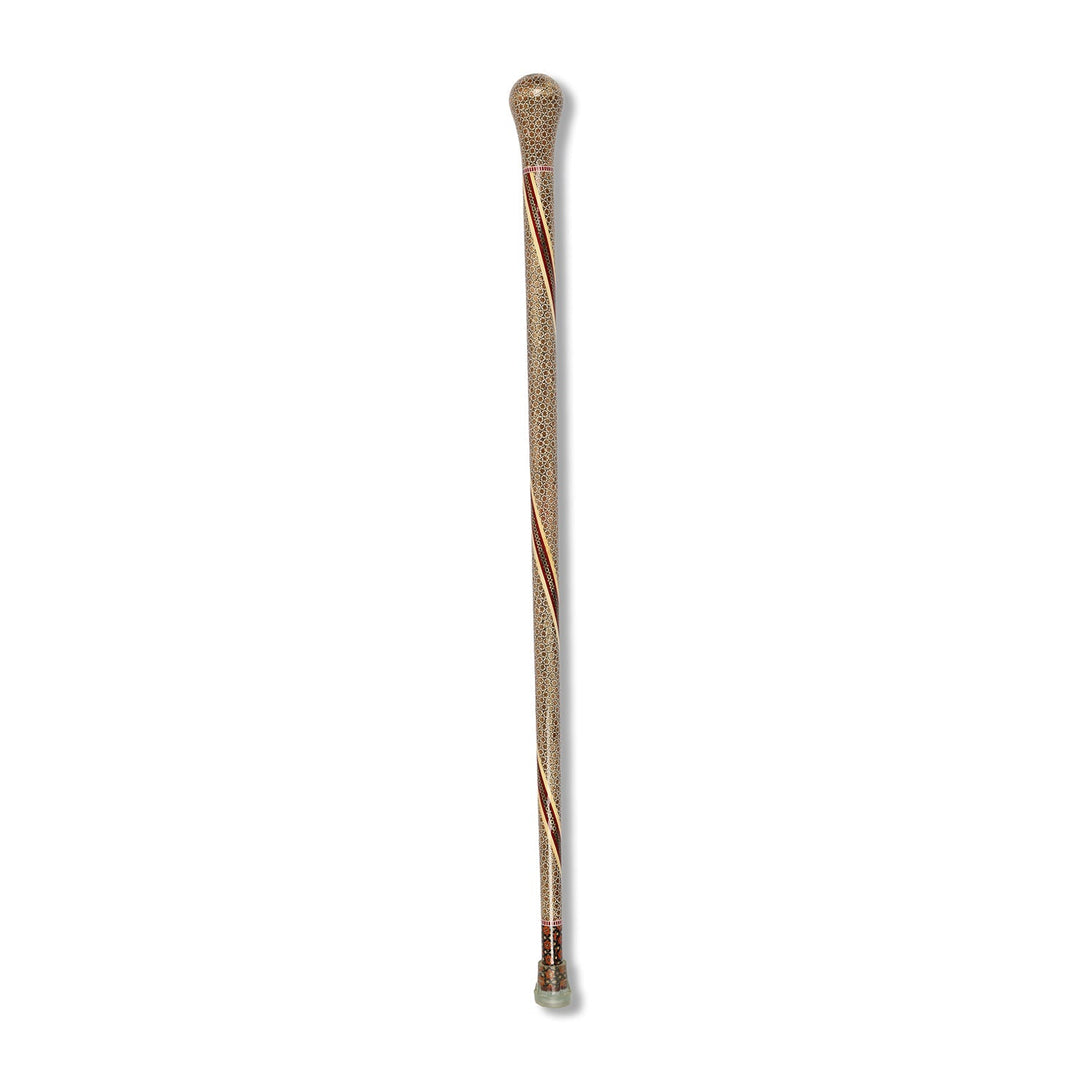 Handmade Hatem-Inlaid Wooden Walking Cane – WAAH183