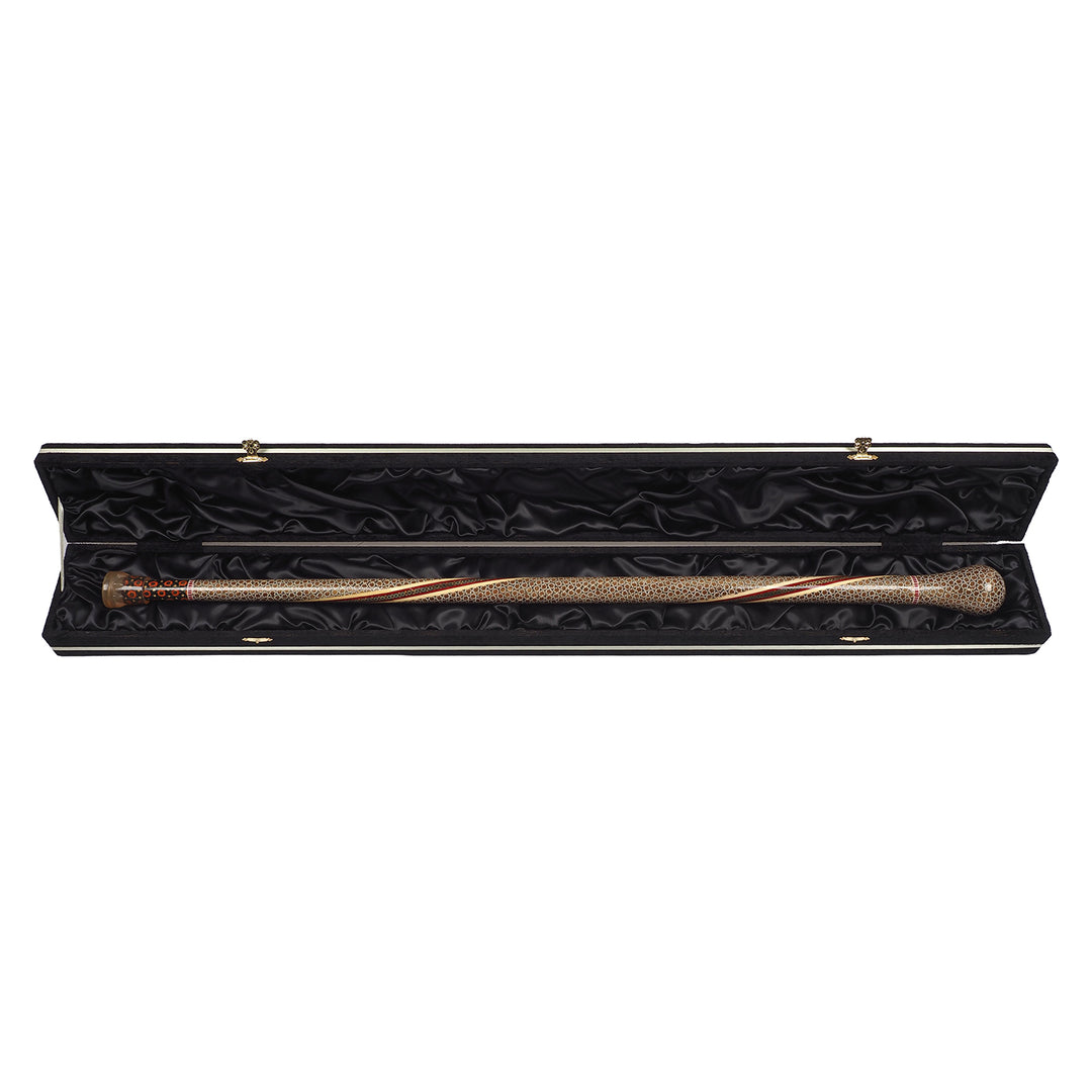 Handmade Hatem-Inlaid Wooden Walking Cane – WAAH183