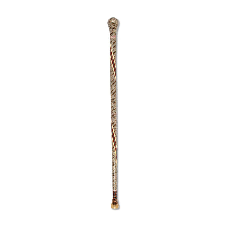 Handmade Hatem-Inlaid Wooden Walking Cane – WAAH186