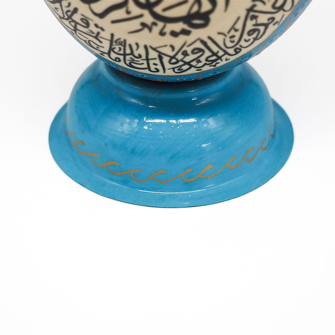 Hand-Embellished Natural Ostrich Egg Ornament – WAAH212