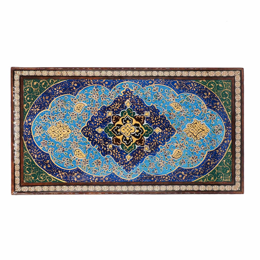 Handcrafted Hatem-Inlaid Wooden Box - WAAH280