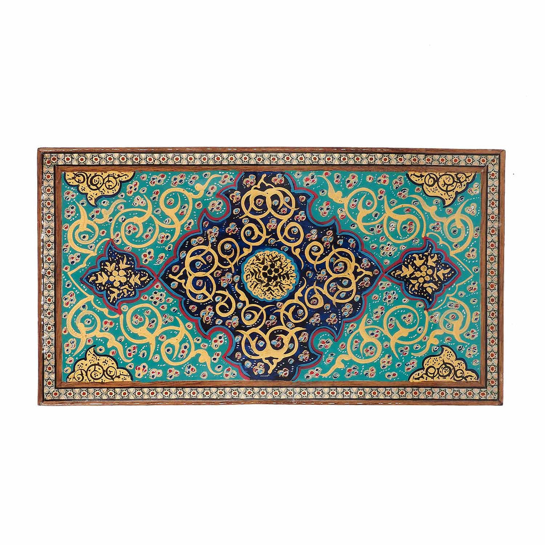 Handcrafted Hatem-Inlaid Wooden Box - WAAH282