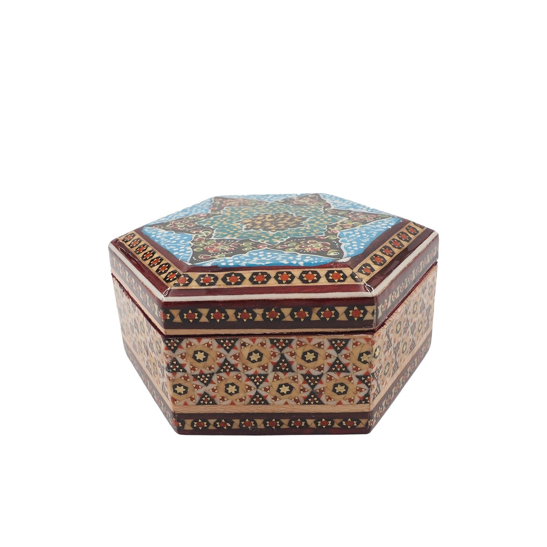 Handcrafted Hatem Inlaid Wooden Decorative Box - WAAH296
