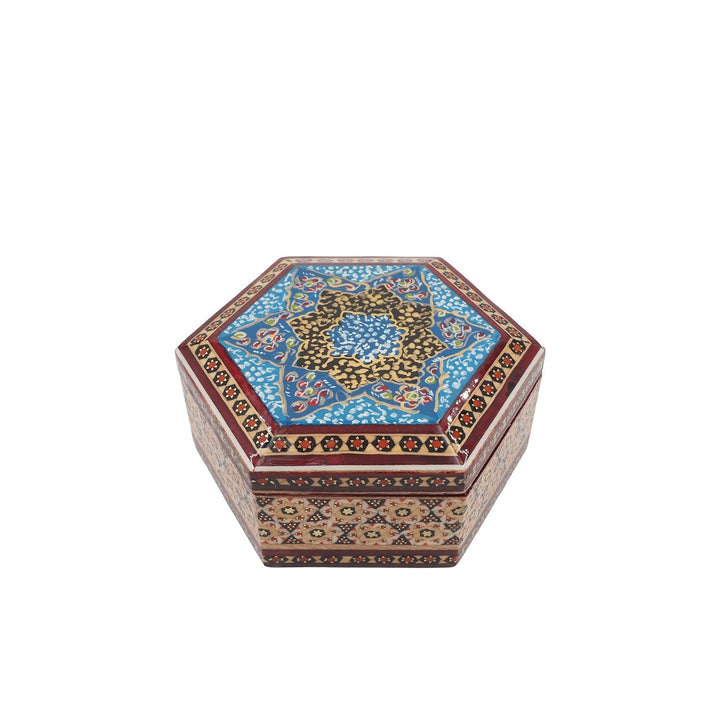 Handcrafted Hatem Inlaid Wooden Decorative Box - WAAH298