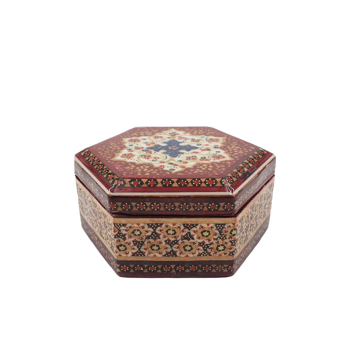 Handcrafted Hatem Inlaid Wooden Decorative Box - WAAH313