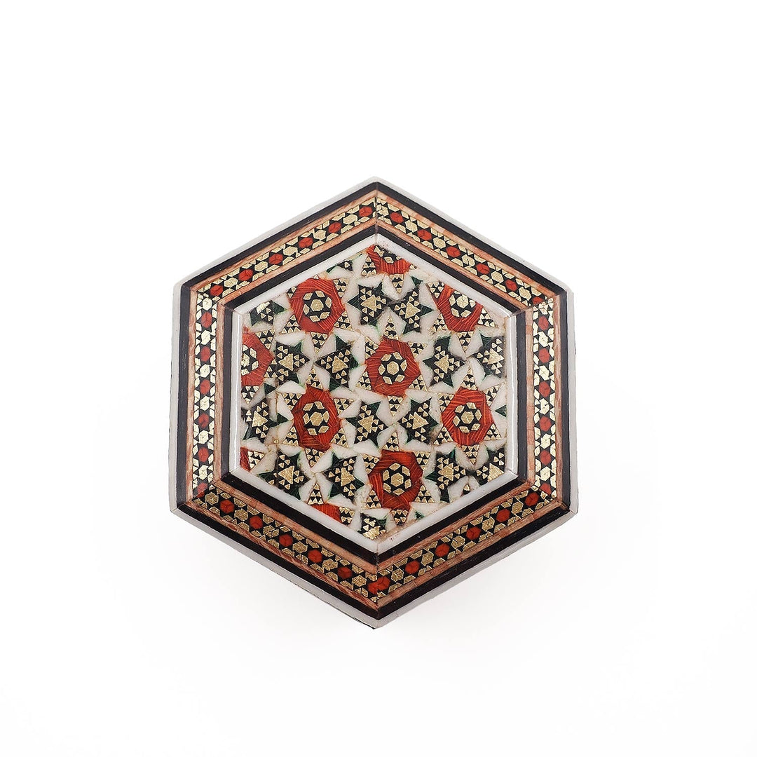 Handcrafted Hatem Inlaid Wooden Decorative Box - WAAH324