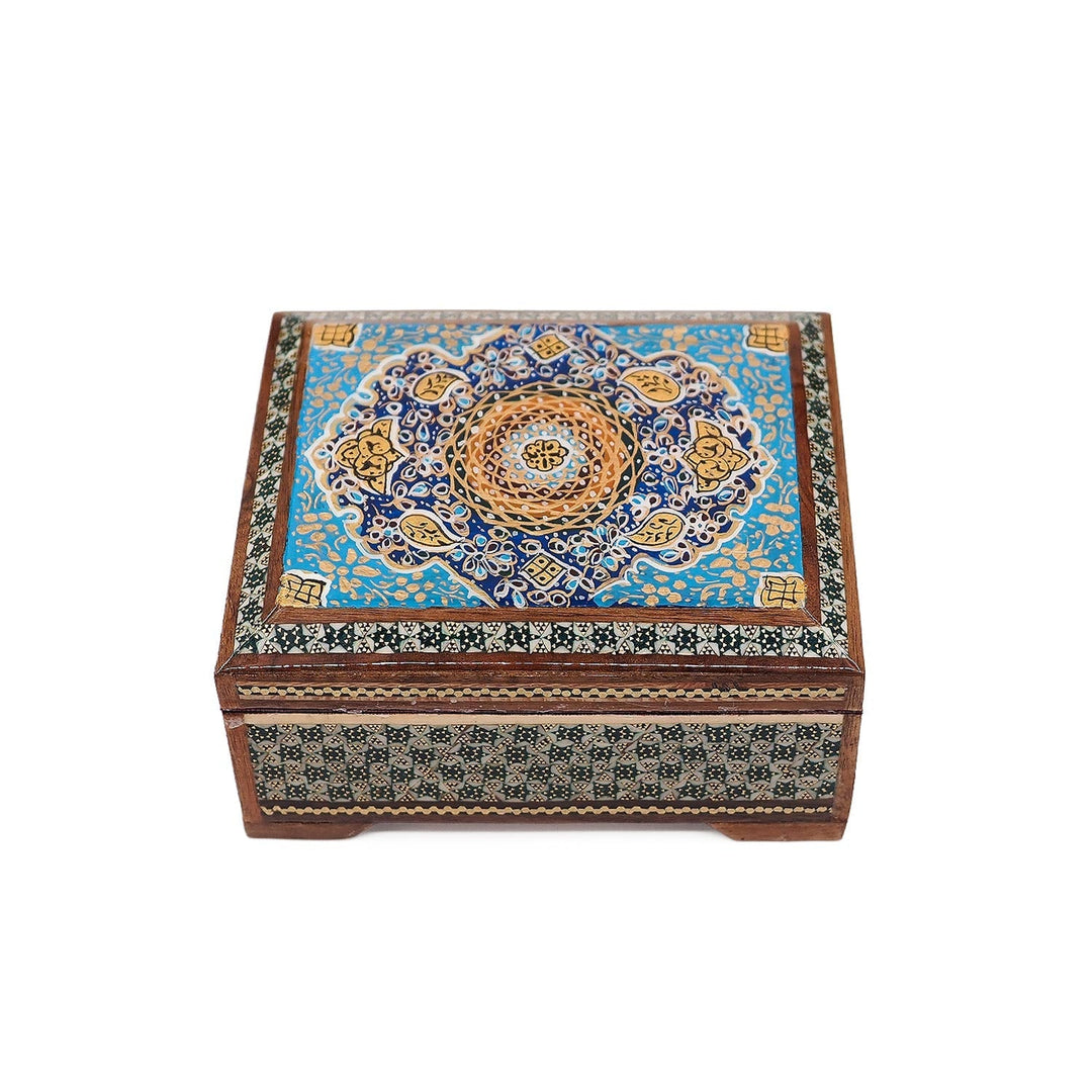 Handcrafted Hatem Inlaid Wooden Decorative Box - WAAH340