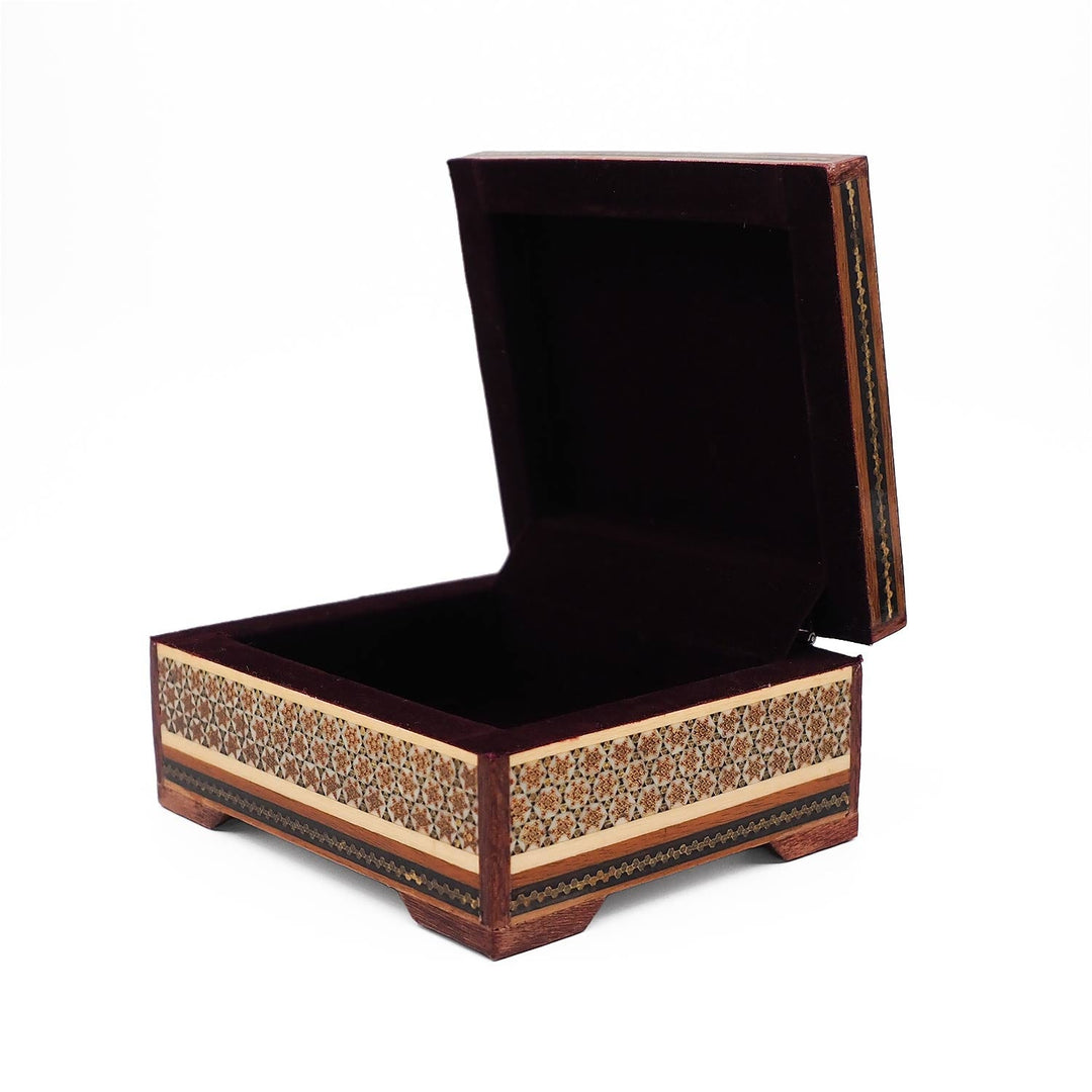 Handcrafted Hatem Inlaid Wooden Decorative Box - WAAH346