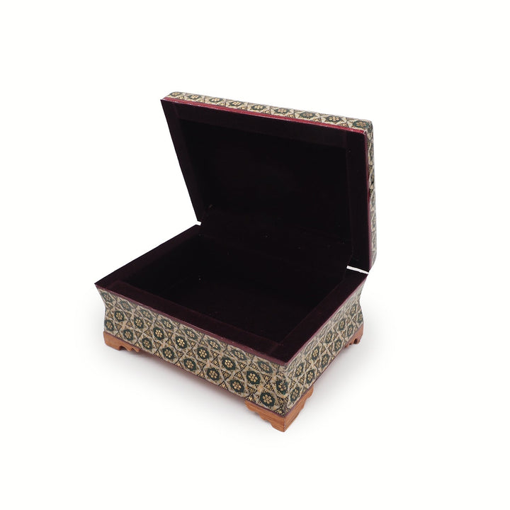 Handcrafted Hatem Inlaid Wooden Decorative Box - WAAH350