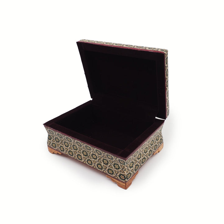 Handcrafted Hatem Inlaid Wooden Decorative Box - WAAH352