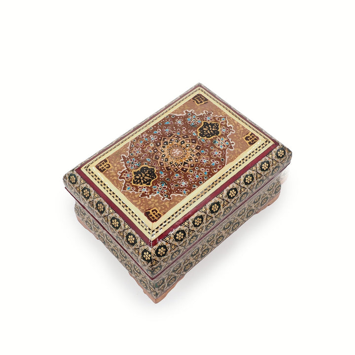 Handcrafted Hatem Inlaid Wooden Decorative Box - WAAH352