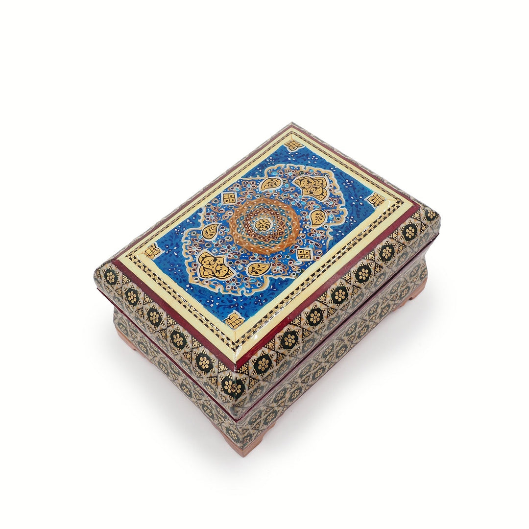 Handcrafted Hatem Inlaid Wooden Decorative Box - WAAH355