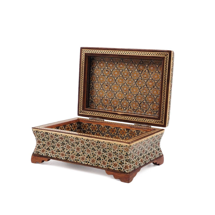 Handcrafted Hatem Inlaid Wooden Decorative Box - WAAH357