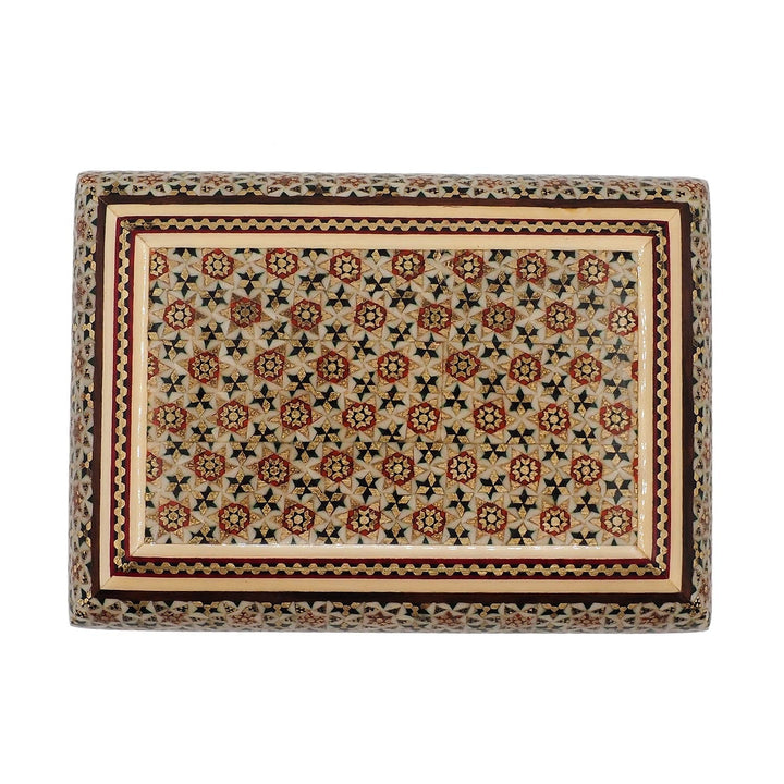 Handcrafted Hatem Inlaid Wooden Decorative Box - WAAH357