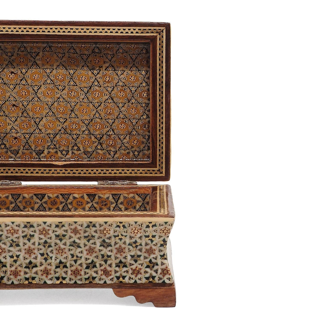 Handcrafted Hatem Inlaid Wooden Decorative Box - WAAH357
