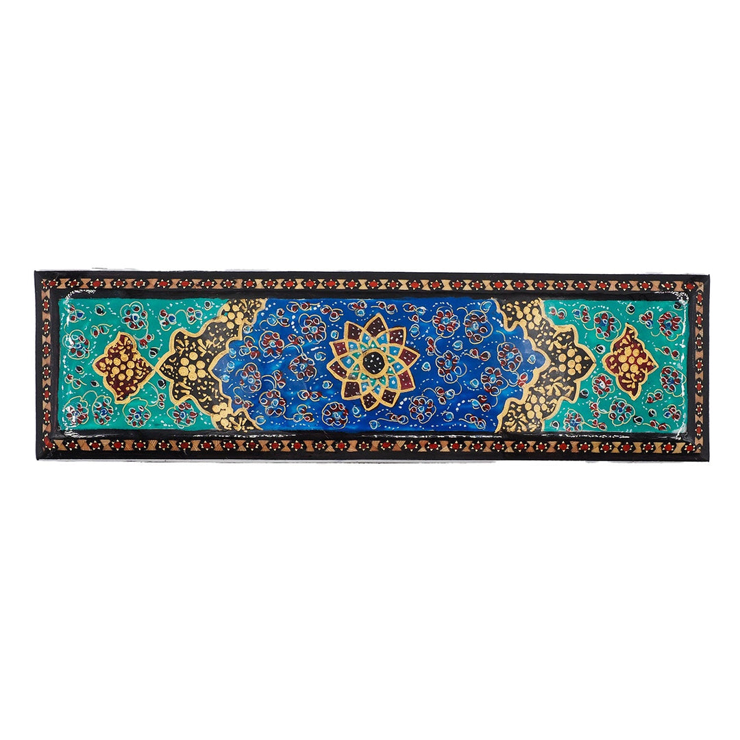 Traditional Motif | Handcrafted Hatem-Inlaid Wooden Box - WAAH386