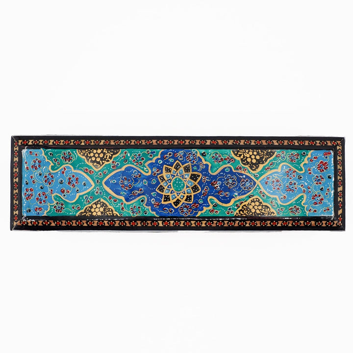 Traditional Motif | Handcrafted Hatem-Inlaid Wooden Box - WAAH387
