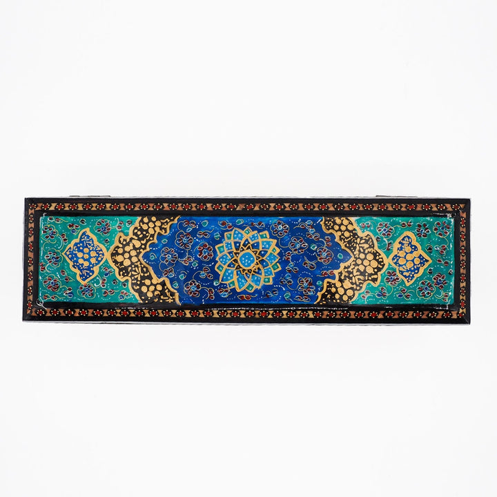 Traditional Motif | Handcrafted Hatem-Inlaid Wooden Box - WAAH404