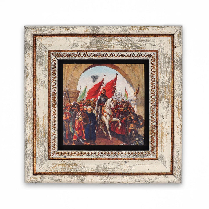 Conquest of Istanbul Natural Stone Wall Art – WAAH417