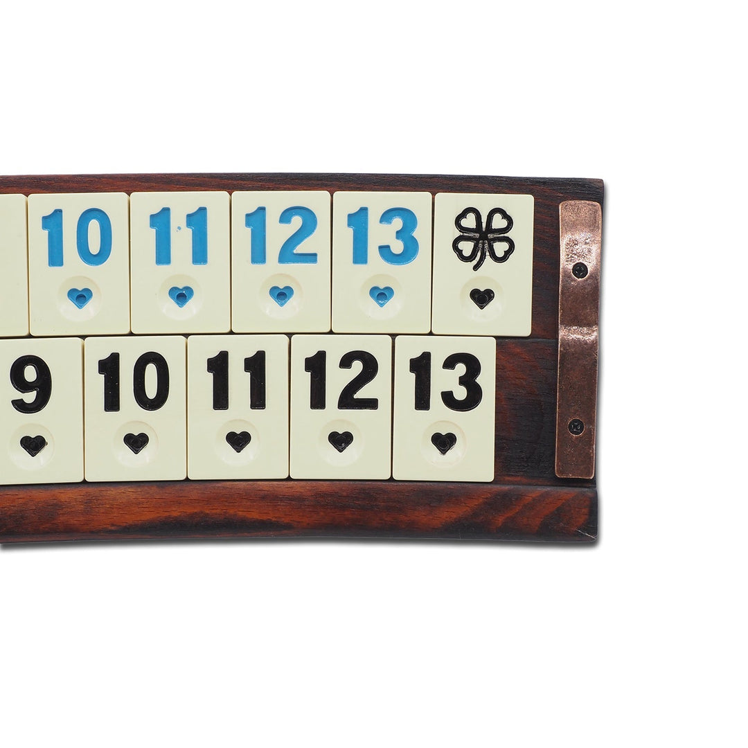 Handmade Mother-of-Pearl Mosaic and Abalone Inlaid Wooden Okey Set - WAAH505