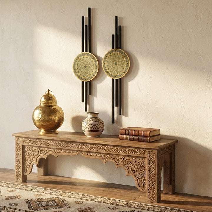 Mizan Metal Islamic Wall Art Set of 2 – WAM243