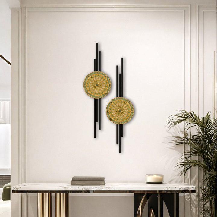 Mizan Metal Islamic Wall Art Set of 2 – WAM243