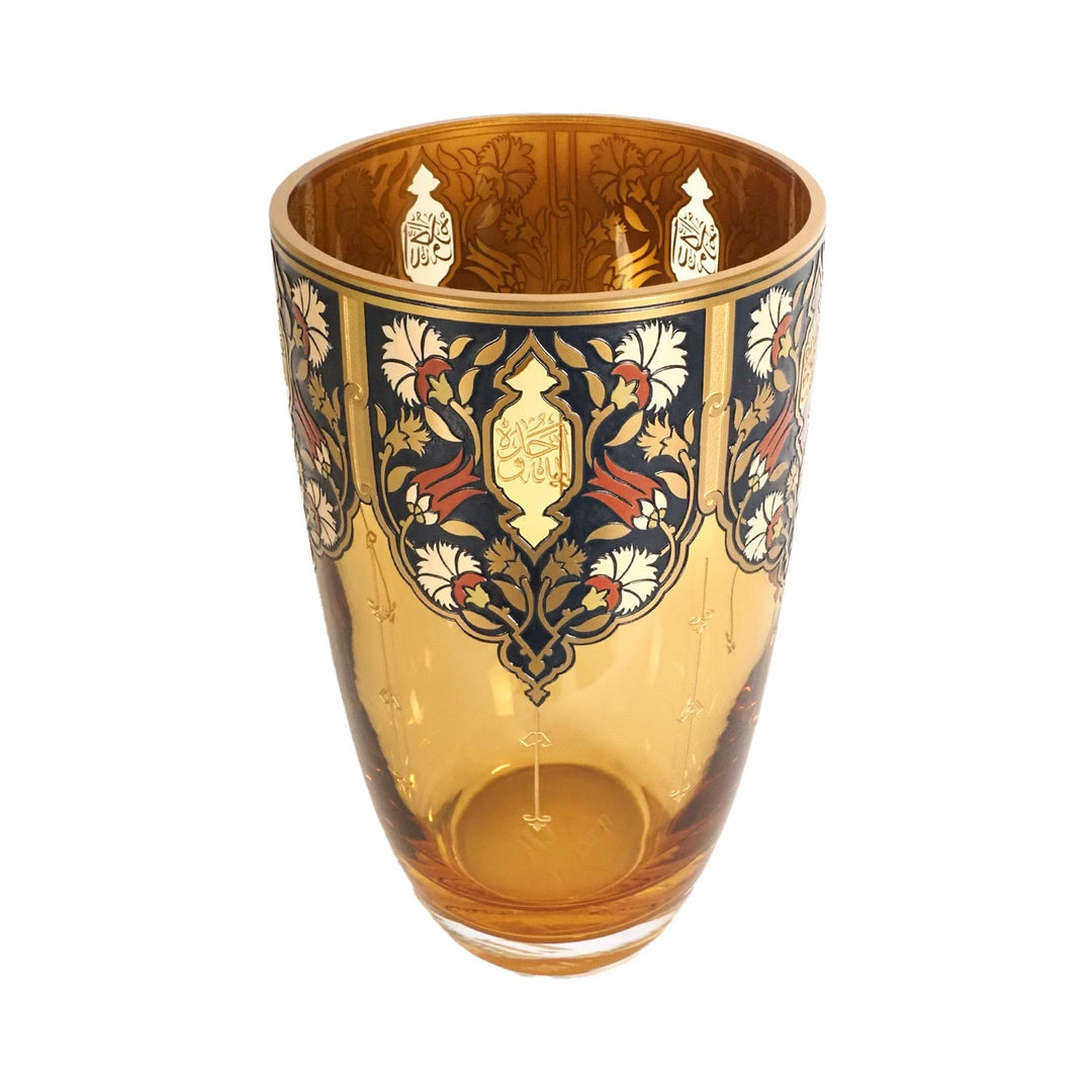 Mürüvvet Amber Glass Vase - WAMC011