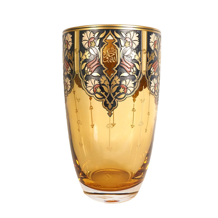 Mürüvvet Amber Glass Vase - WAMC011