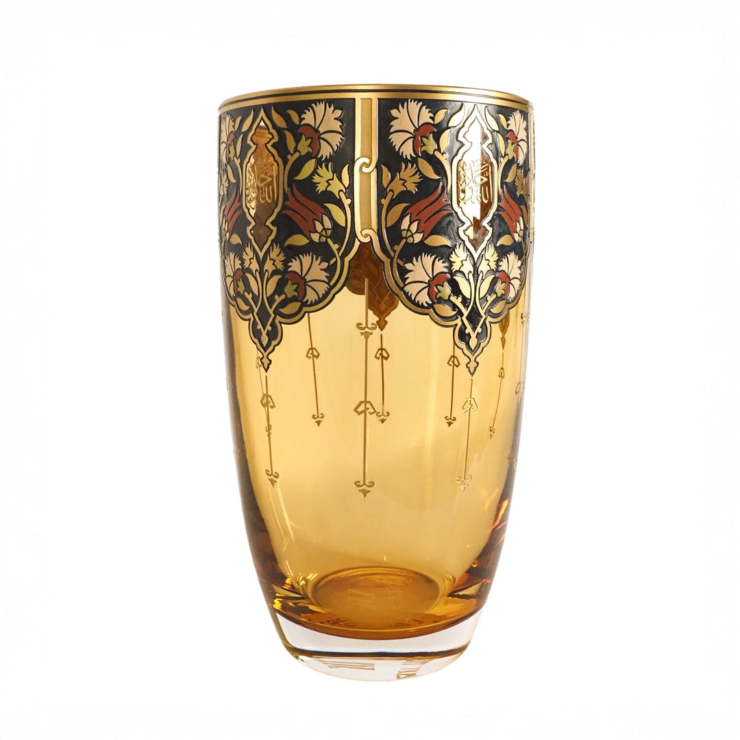 Mürüvvet Amber Glass Vase - WAMC011