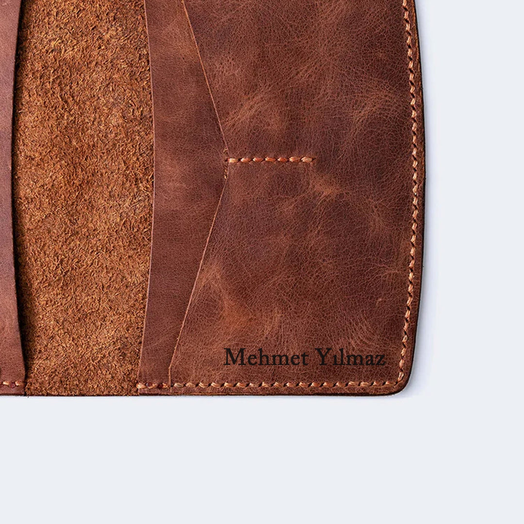 Leather Passport Wallet - WAD004