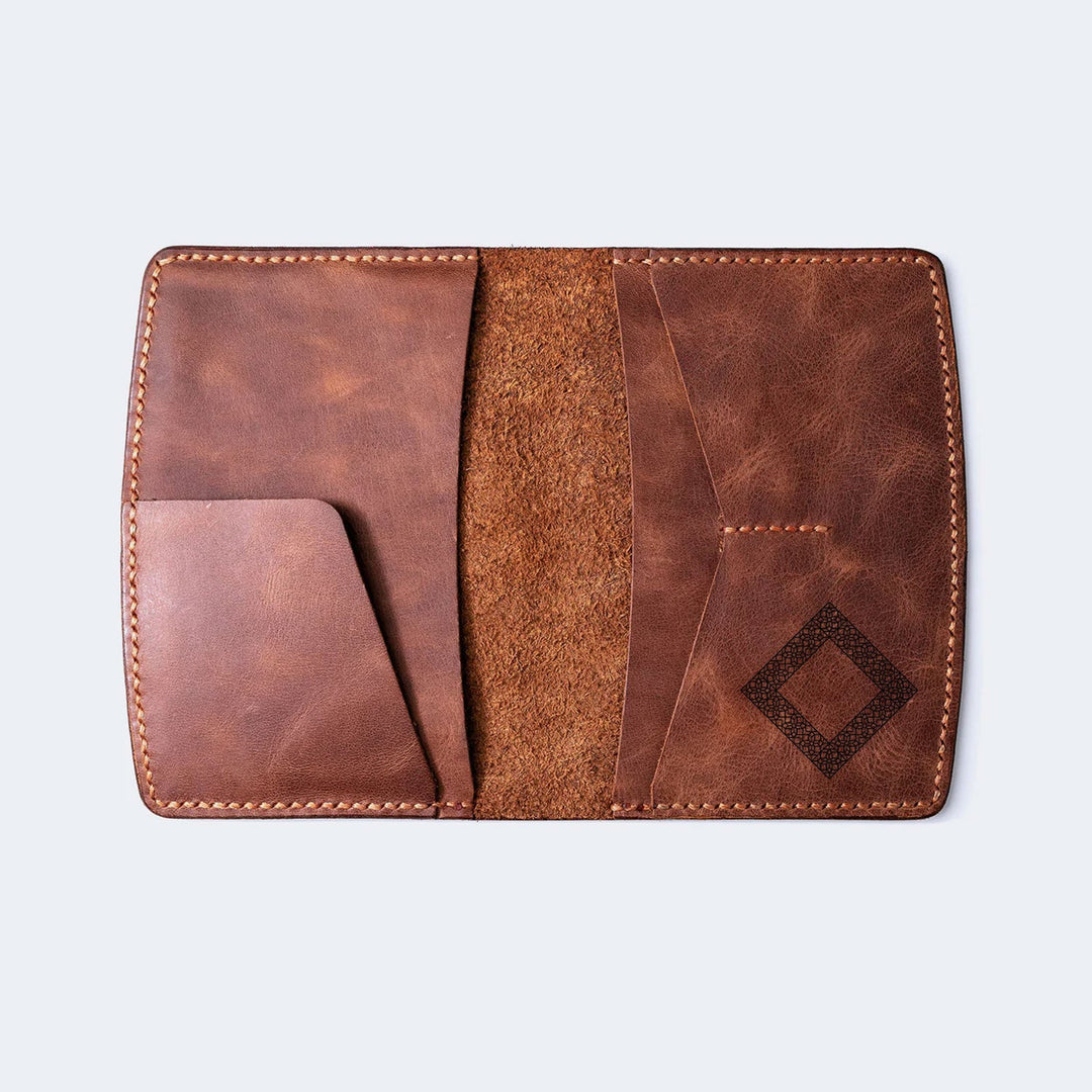 Leather Passport Wallet - WAD004