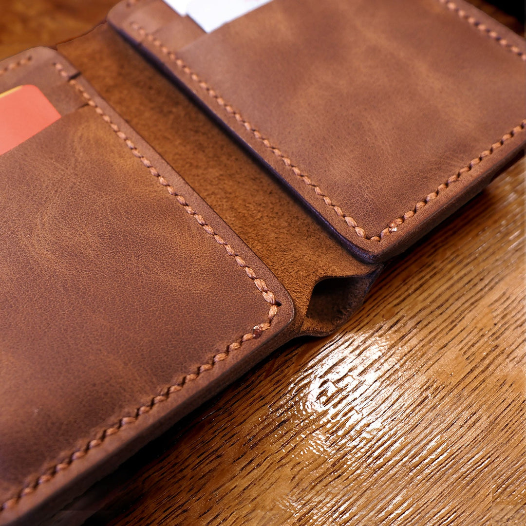 XL Vertical Wallet with Cash Pocket - WAD014